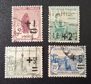 4313 - FRANCE- SCOTT# B12 - B15 - USED - CAT $6.15 - Picture 1 of 1