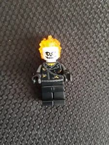 LEGO Marvel Ghost Rider Minifigure Johnathon "Johnny" Blaze Super Heroes - Picture 1 of 4
