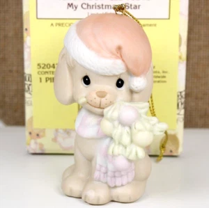 PRECIOUS TAKE A BOW CUZ YOU MY CHRISTMAS STAR DECORAZIONE PORCELLANA LIMITATA 1994 - Foto 1 di 12