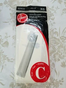 Genuine Hoover Type C Vacuum Cleaner 3 Bags Bottom Fill Convertible Upright NEW  - Picture 1 of 12