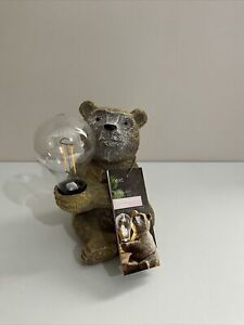 New NEXT Barnaby Bear Collection Resin Bertie Bear Battery Bulb Light Ornament