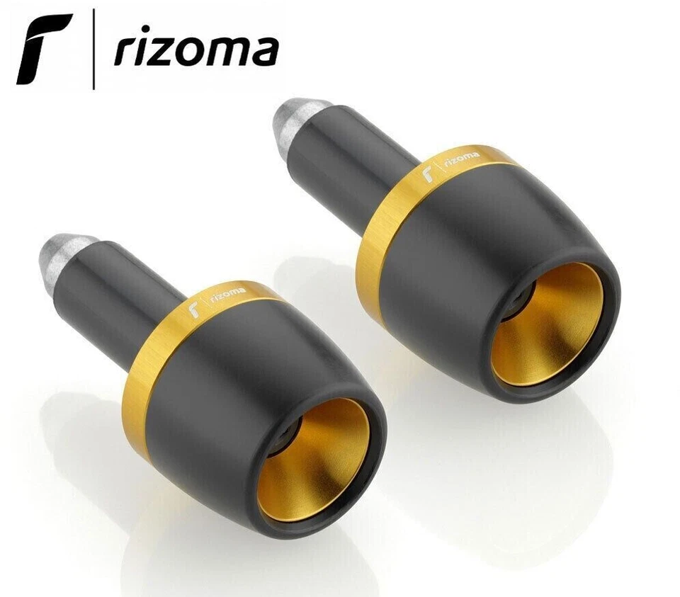Terminali Manubrio Bicolor Conico universale Rizoma MA532G manubri 22mm ORO - Immagine 1 di 1