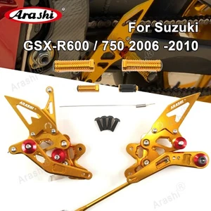 Reposapiés ajustables para Suzuki GSXR600 GSXR750 2006-2010 K7 - Imagen 1 de 10