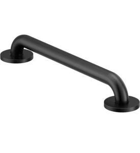 Barra de agarre de baño Moen R8716BL 16” tornillo oculto en negro mate glaciar - Imagen 1 de 3