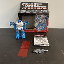 1984 Topspin Complete With Box & Insert G1 Transformers Jumpstarter Figure