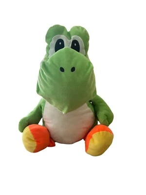 Juguete de almohada de felpa Yoshi de 20 pulgadas para Nintendo Super Mario, suave, verde, bolsillo con carcasa Foto 1 de 4