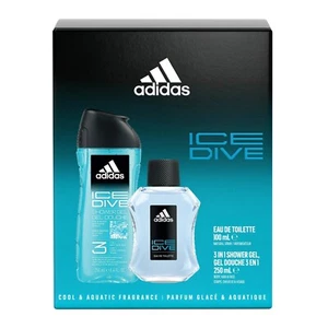 Adidas Ice Dive Men's 2 Piece Holiday Giftset Includes EDT Fragrance and Body Wa - Picture 1 of 6