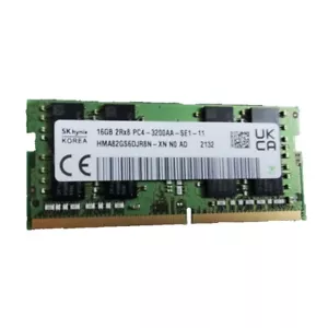 RAM mémoire pour ordinateur portable SK Hynix 16 Go 2Rx8 DDR4-3200 PC4-3200 MHz CL19 SO-DIMM - Photo 1/1