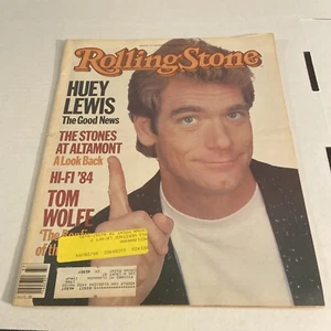 Rolling Stone Magazine Sept 13th 1984 430 Huey Lewis The Stones Tom Wolfe ML - Picture 1 of 9