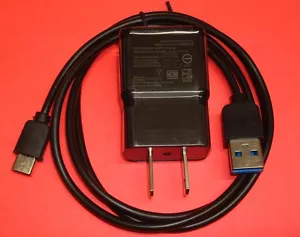 BLACK AC Charger & Type-C Data Cable for Tracfone Motorola Moto G Play XT2093DL - Picture 1 of 4