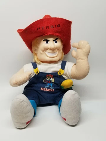 RARE VINTAGE HERBIE HUSKER 22" CORNHUSKER MASCOT SOUND BOX DOES NOT WORK Cover