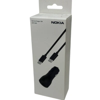 Cargador rápido para coche Nokia carga USB USB-C universal para teléfonos auriculares tabletas Foto 1 de 4
