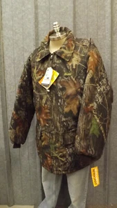 Vtg NOS GameHide Parka Mossy Oak Break-up,Naked North White Camo Waterproof XL - Picture 1 of 12