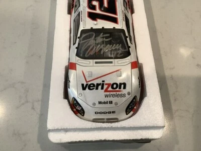JUSTIN ALLGAIER AUTOGRAPHED 2010 DODGE CHARGER VERIZON WIRELESS DIECAST & CARD - Image 1 of 4