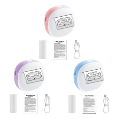 Inkless Portable Sticker Maker Wireless Label Printer with 1 Roll for Notes - Image 1 of 4