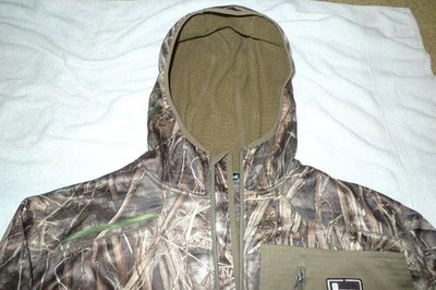 Chaqueta con capucha MAX-7 XXL de capa media cremallera completa con bandas Foto 1 de 4