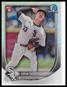 2025 Bowman #8 Drew Thorpe Red Rookie Logo Chrome - Picture 1 of 2
