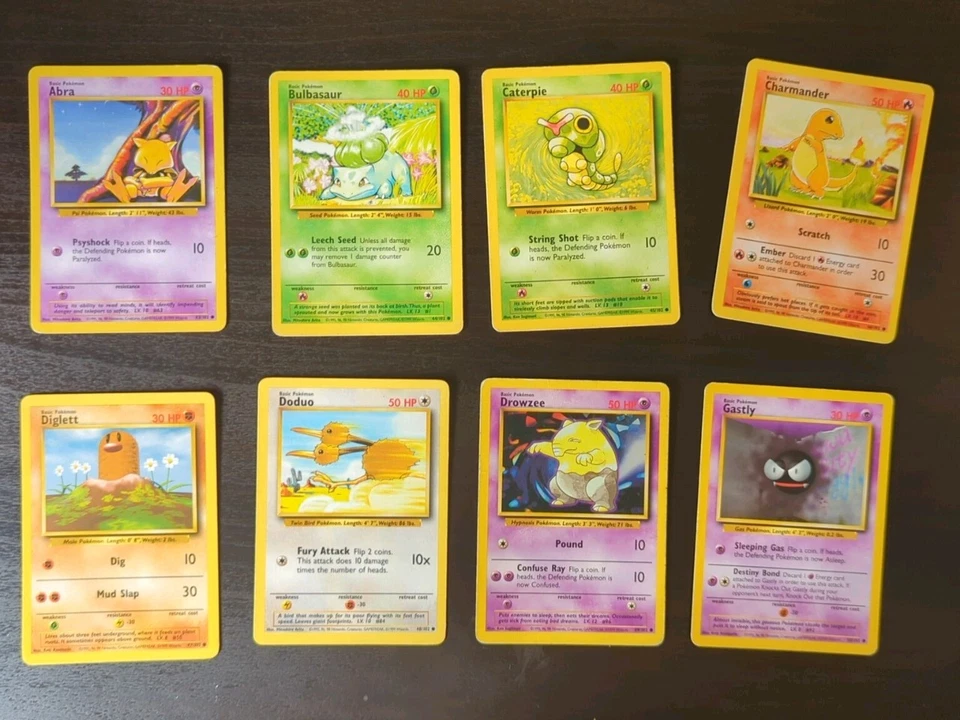 Complete set of Pokémon Base Set common cards Dm- HP Condition (D) - Image 1 of 4