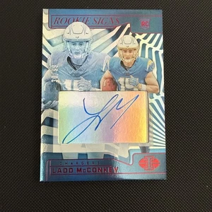 2024 Panini Illusions Rookie Signs Ladd McConkey #RS-LMC Red /99 RC - Picture 1 of 7