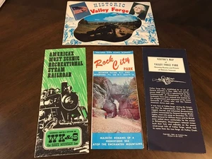 Vintage Valley Forge Pennsylvania Tourist Brochure ROCK CITY  WK & S Railroad - Picture 1 of 5