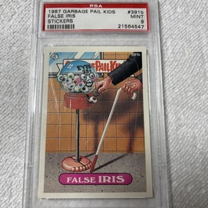 1987 GARBAGE PAIL KIDS STICKERS FALSE IRIS #391b TRADING CARD PSA 9 MINT POP 12 - Picture 1 of 2