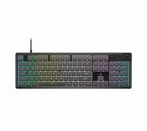 Corsair K55 CORE RGB keyboard Gaming USB QWERTY US English Black - Picture 1 of 4