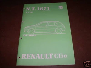 Manual de Taller Renault Clio Frenos ABS Bosch , 1991 - Imagen 1 de 1