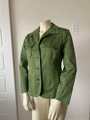 Max Mara Designer Weekend Jacket Women`s Size 4 Coat Green - Image 1 of 4
