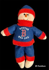 Boston Red Sox Plush Toy Baseball Christmas Snowman Brutus Day 10” - Picture 1 of 2