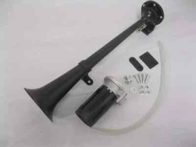 Cadillac Deville 12 В черный 125 дБ 15 дюймов комплект трубчатого воздушного гудка с компрессором ГРОМКИЙ - Изображение 1 из 4