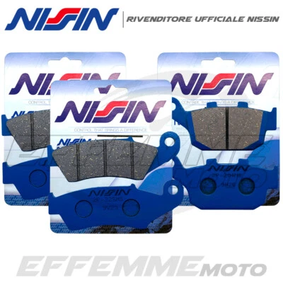 Pastiglie HONDA XL V Transalp 650 2000-2007 (Kit Anteriori + Posteriori NISSIN)