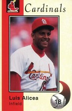 1994 St. Louis Cardinals Police Baseball Card #1-26 - Choose Your Card