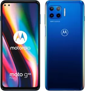 Motorola One 5G XT2075 128GB Blue AT&T or Unlocked phone - Picture 1 of 6