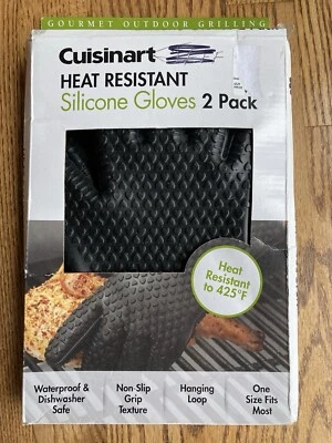 2 guantes de silicona resistentes al calor Cuisinart Foto 1 de 2