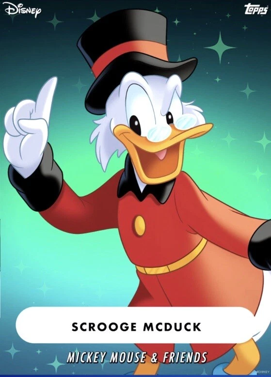 [DIGITAL CARD] Topps Disney - Scrooge McDuck - S1 2022 Tier 7 - Teal Base - Image 1 of 1