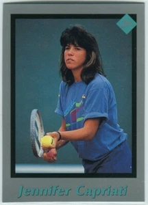 Revista Tuff Stuff Jr. 1991 inserción #23 Jennifer Capriati tenis profesional para mujer - Imagen 1 de 2