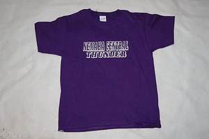 Boys Girls Youth S/S T- Shirt PURPLE Seneca Kansas NEMAHA CENTRAL THUNDER Sz M - Picture 1 of 1