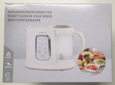 AMBIANO® AMBIANO Babynahrungszubereiter ca 1000 ml Edelstahlmesser 6 Funktionen
