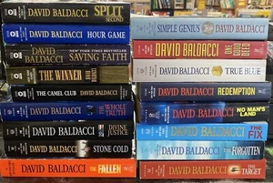 Lot Of 17 David Baldacci Paperbacks - Picture 1 of 1