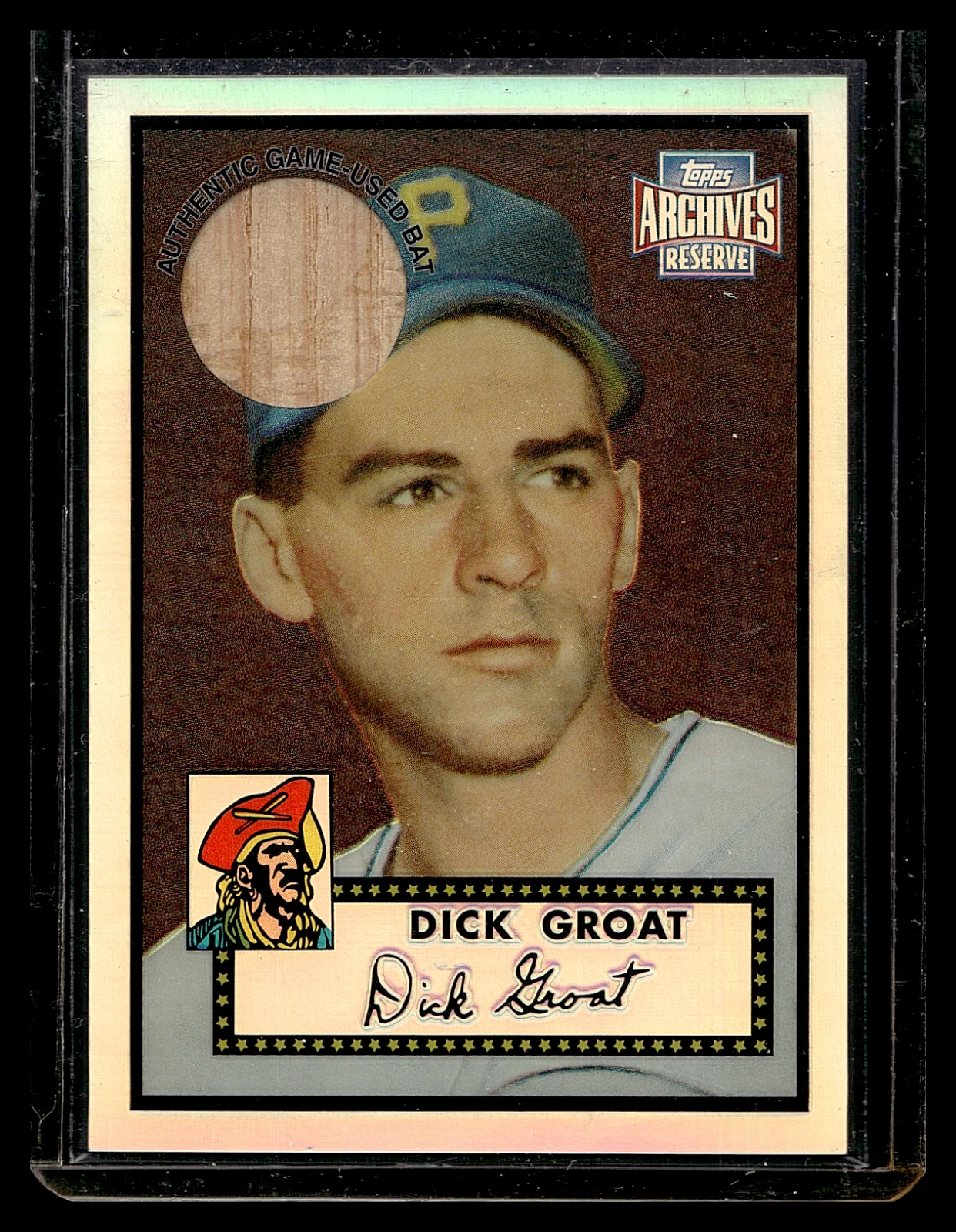 2001 TOPPS ARCHIVES RESERVE ROOKIE REPRINT RELICS ARR26 DICK GROAT GAME USED BAT