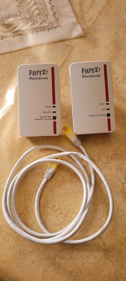 FRITZ!Powerline 1240E WLAN Set - Ethernet 6A Panduit 1.5/3/5/6m -  - Imagen 1 de 2