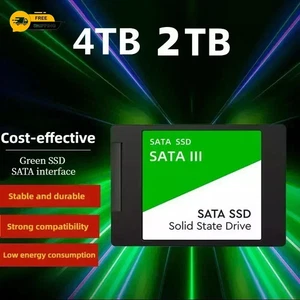 4TB SSD Sata Hard Drive Disk Sata3 High Speed Hard Disk Internal Solid State Dri - Picture 1 of 2