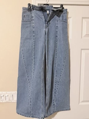 Mason Margiela High Waist Denim Wide Leg Jeans Size 42 - Image 1 of 3