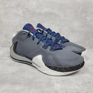 Nike Mens Basketball Shoes Size 9 Zoom Freak 1 Sneakers Grey Blue Black - Picture 1 of 8