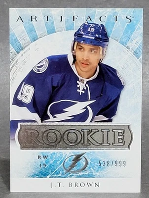 2012-13 Upper Deck Artifacts #195 J.T. Brown RC 538/999 - Image 1 of 2