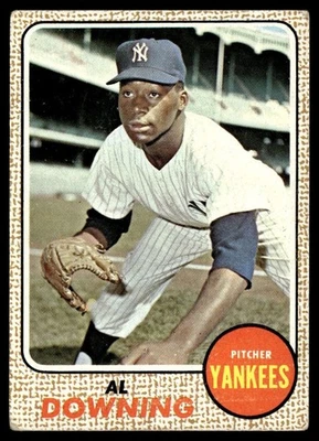 1968 Topps Al Downing - Yankees de Nueva York #105 Foto 1 de 2