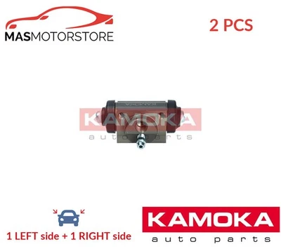 DRUM WHEEL BRAKE CYLINDER PAIR REAR KAMOKA 1110049 2PCS P FOR MAZDA 2 - Image 1 of 4