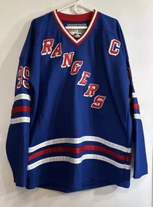 VTG CCM NHL New York Rangers Wayne Gretzky #99 Jersey Men's 52 - Picture 1 of 5