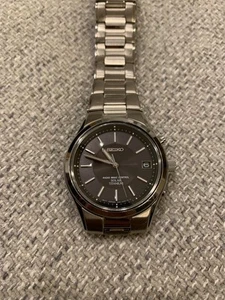 SEIKO Solar Radio Controlled Watch Titanium From Japan - Picture 1 of 6