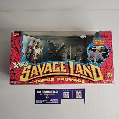 Figura de acción Toy Biz Marvel X-Men Storm & Colossus Mutant Dino 1997 Foto 1 de 4